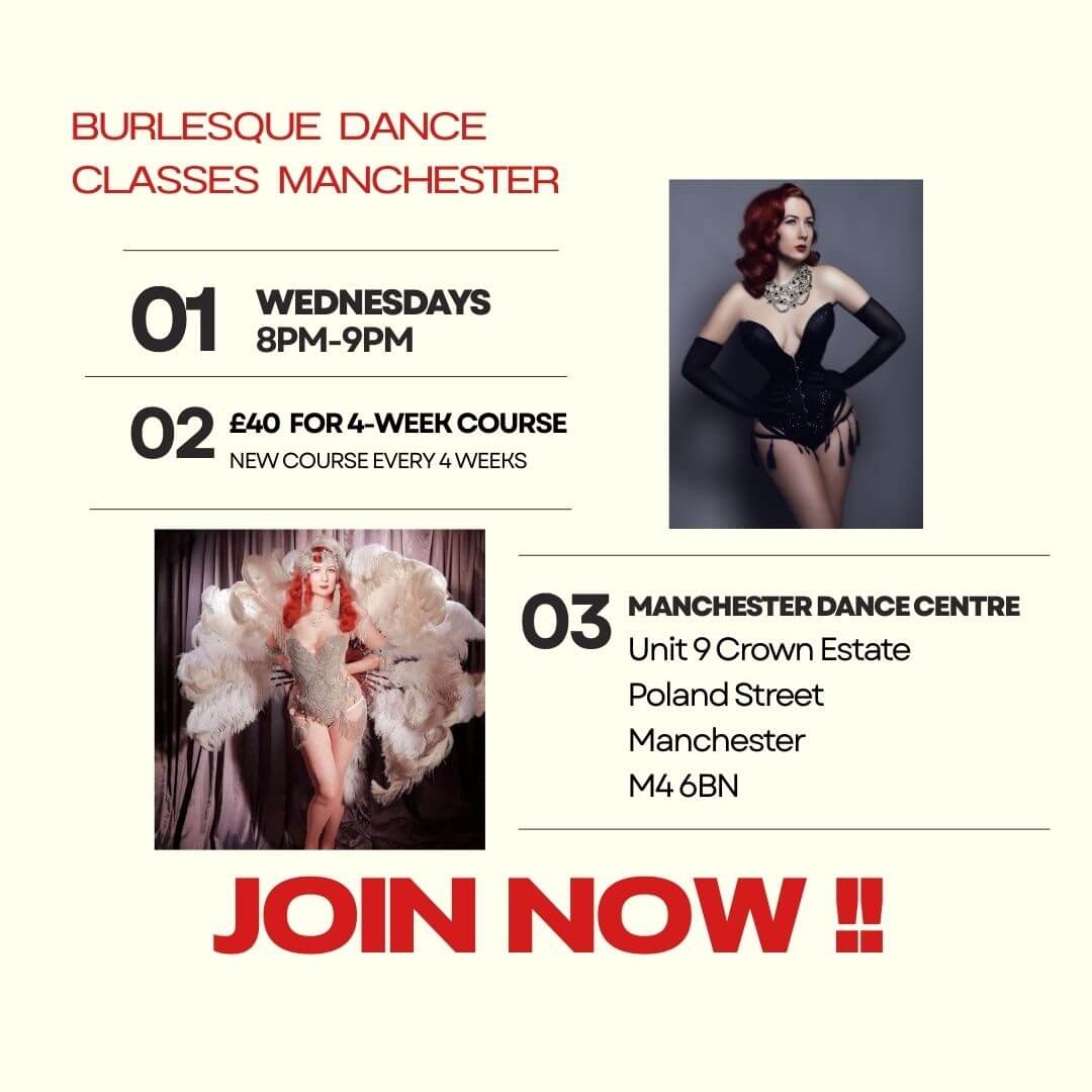 Manchester burlesque dance studio
